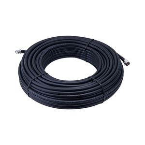 Cabo Coaxial para Antena Celular RGC213 50 Metros N Macho X TNC Macho