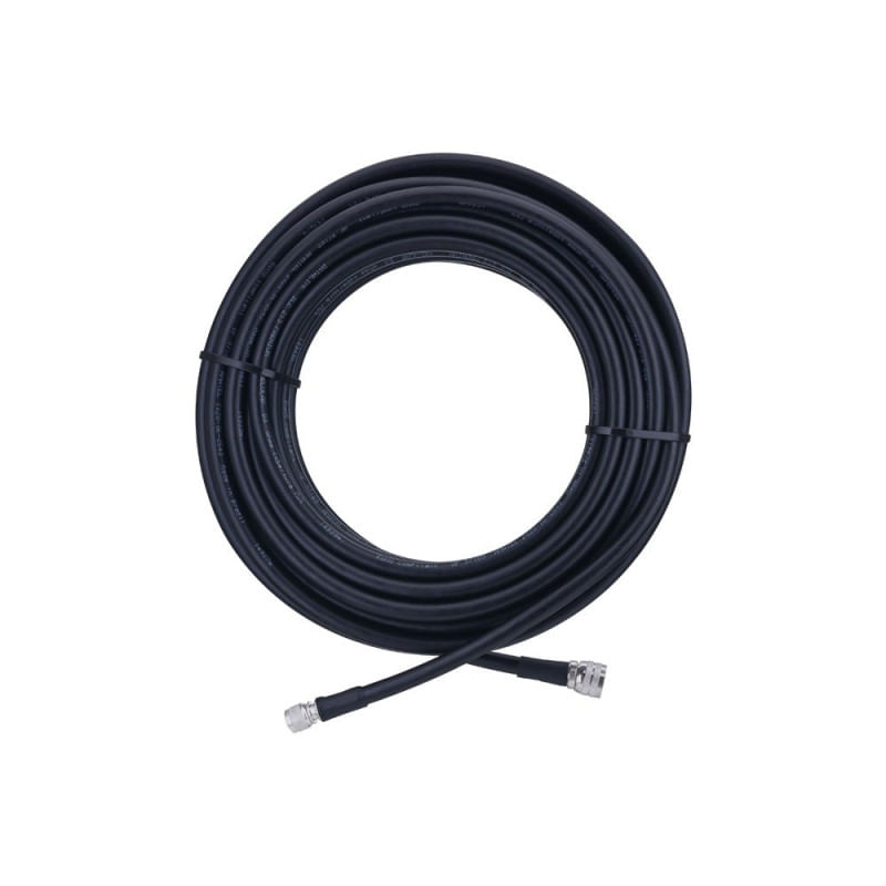 Cabo Coaxial RGC 213 plug TNC macho com 15 metros