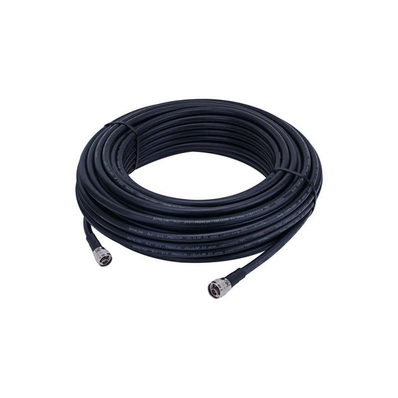 Cabo RGC 213 conector N macho com 30 metros