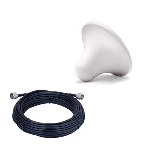Antena de Teto com Cabo Coaxial 15 metros para Repetidor de Sinal