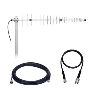 Antena Celular Quadriband com Cabo Coaxial 15 metros para Modem 4G com Wi-Fi