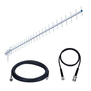 Antena Celular 700 MHz 4G com Cabo Coaxial 15 metros para Modem 4G com Wi-Fi