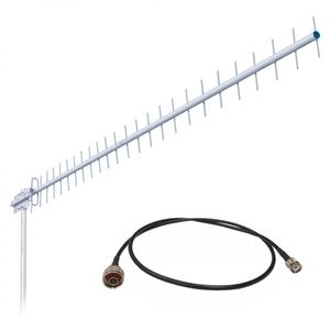 Antena Celular 700 MHz com Cabo Coaxial 1 metro para Modem 4G Externo