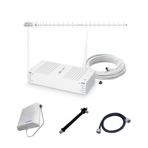 Repetidor de Sinal 850MHz para 3 Ambientes com Antena Setorial