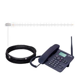 Celular Rural 2G para 900MHz com Bateria, Antena e Cabo