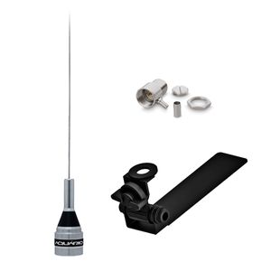 Antena VHF completa para enfeite de Caminhonetes e Pick-Ups
