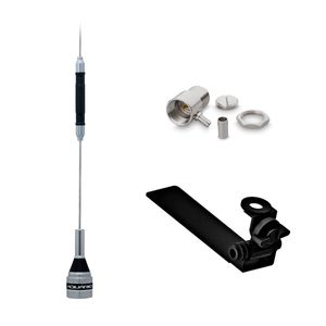 Antena Enfeite com Bobina central completa para Caminhonetes