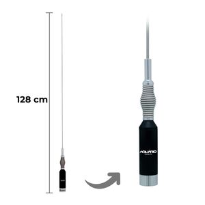 Antena Móvel PX Com Bobina na Base 11M Acabamento em Mola