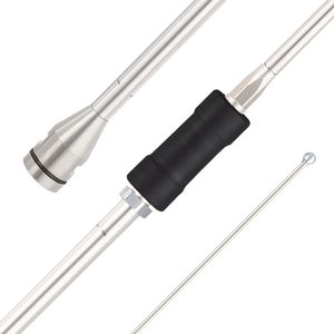 Antena PX Argentina Base Prolongada com Bobina Central em Inox
