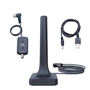 Antena Digital HDTV 4K com Booster Amplificador de Sinal