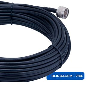 Cabo Coaxial tipo RGC 213 por metro Linear - Sem conectores