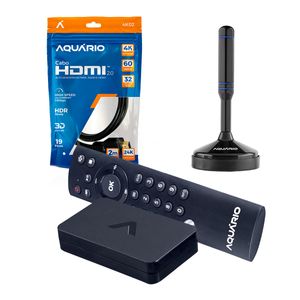 Conversor Digital com Antena Interna e HDMI 2 metros 4K