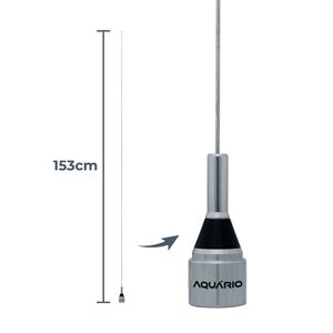 Antena Móvel para Tuning e Banda 6 metros 153cm