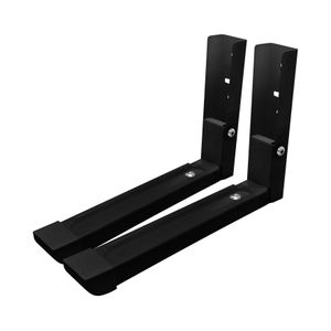 Suporte para Microondas de Parede Multiuso - Preto