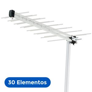 Antena Digital Log Periódica Coletiva com 30 Elementos