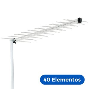 Antena Digital Log Periódica Coletiva com 40 Elementos