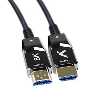 Cabo HDMI Display Resolução 8K 3D - Fibra Óptica 5 metros