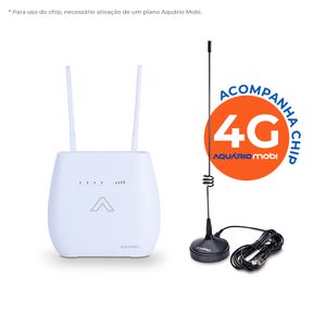 Modem 4G Wi-Fi com Antena Veicular SMA