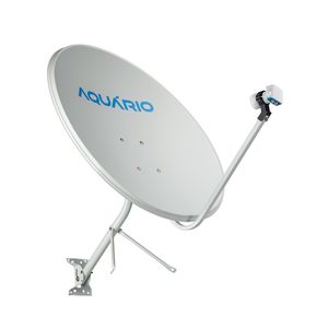 Antena Parabólica 75cm completa com LNBF Dualponto