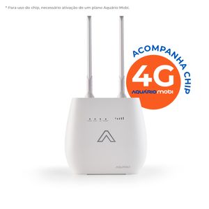 Modem 4G Wi-Fi Interno com Antena Quadriband e Cabo Coaxial 10 metros