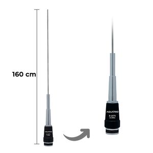 Antena PX Dobrável Móvel com Bobina na Base 11m