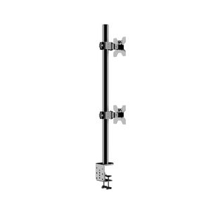 Suporte para 2 Monitores de 14 a 32" Vertical com Base Morsa