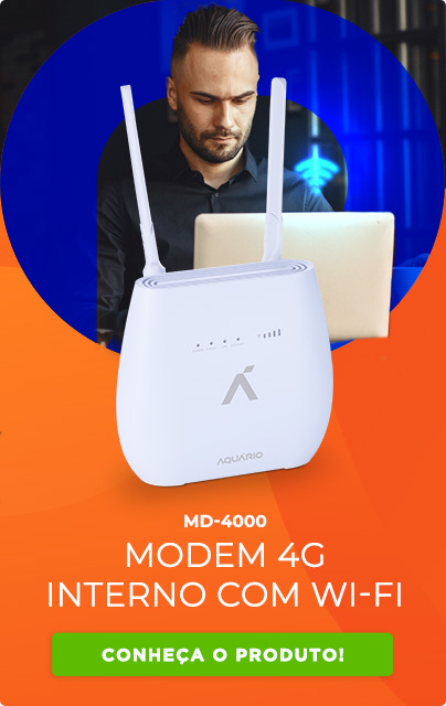 Modem 4G para Chip de Celular com Wi-fi