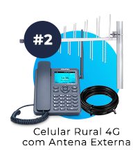 Celular Rural 4G com Wi-Fi