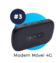 Modem 4G Portátil com Bateria de 5 horas no 4G!